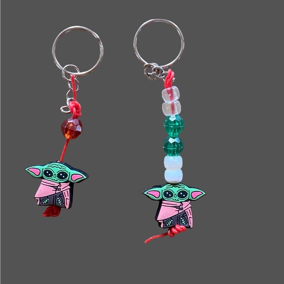 Colorful Beaded Keychains Set - Picture 5 of 5